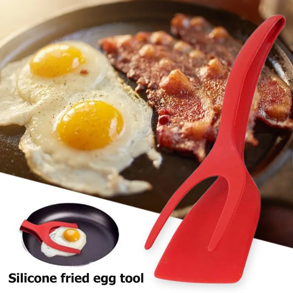 Pinze a spatola 2 in 1 con impugnatura e flip per uova, pancake, pesce, frittate, fritte, toast, fritte, utensili da cucina, pinze 2 in 1, per friggere uova, bistecche, friggere e grigliare Pinze a spatola 2 in 1 con impugnatura e flip per uova, pancake, pesce, frittate, fritte, toast, fritte, utensili da cucina, pinze 2 in 1, per friggere uova, bistecche, friggere e grigliare