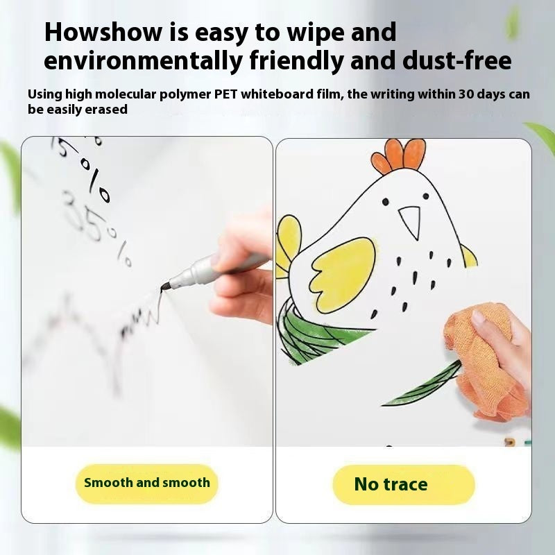 Electrostatic Whiteboard Wall Stickers Can Be Removed And Rubbed Without Hurting The Wall