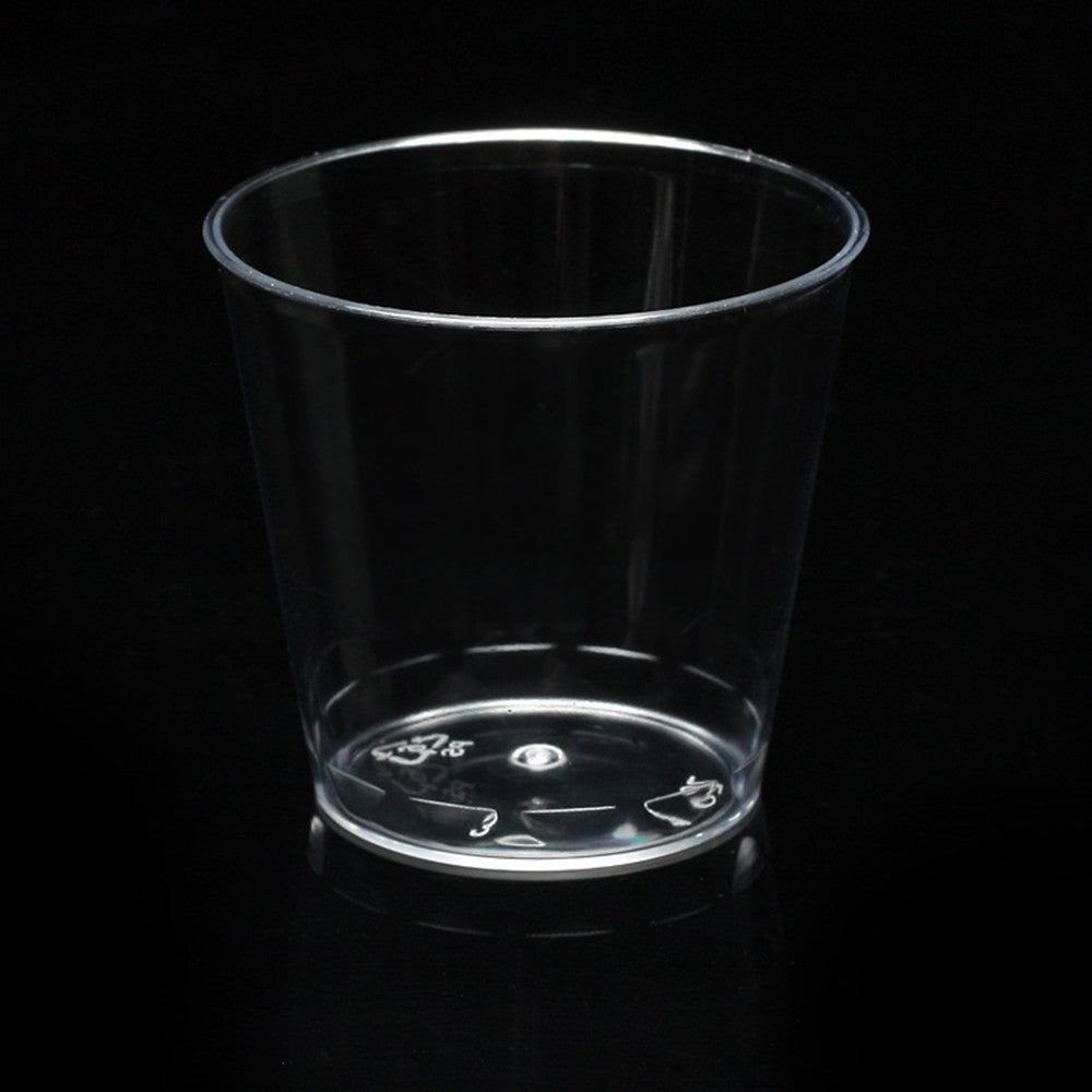 50 Pcs Clear Plastic Disposable Cups
